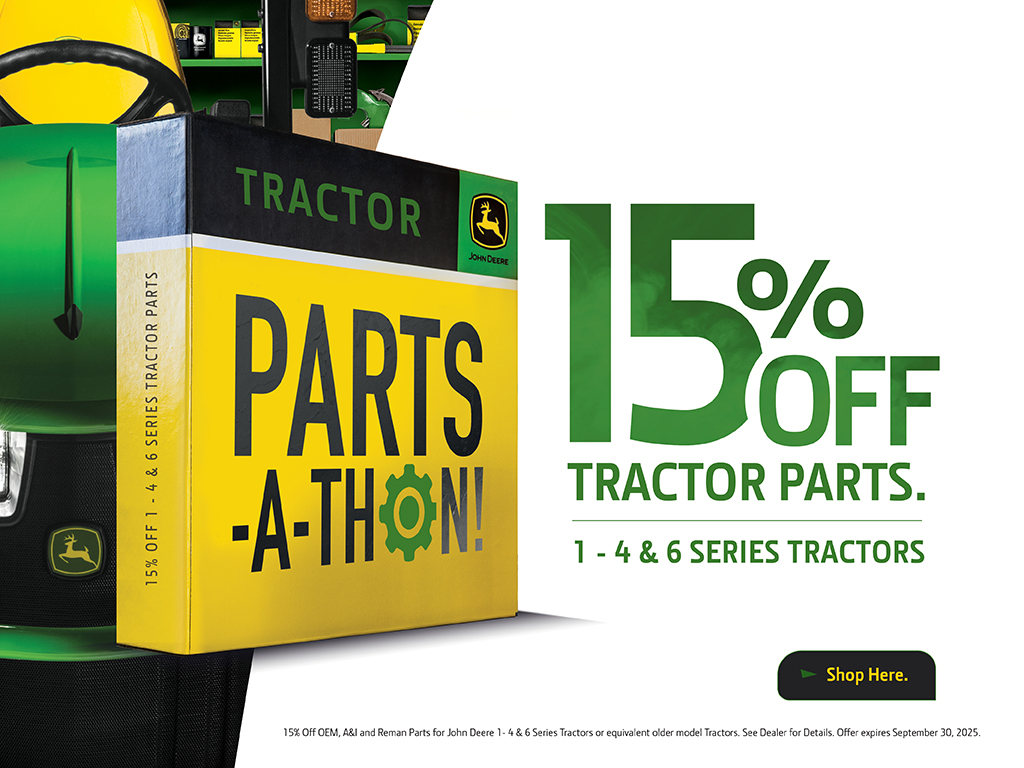 Save 15% on Compact Tractor Parts at Horizon Ag & Turf 